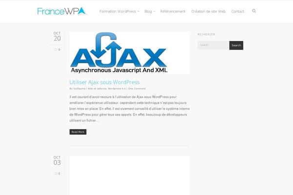Site using Salient-core plugin