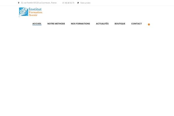 Academist theme site design template sample