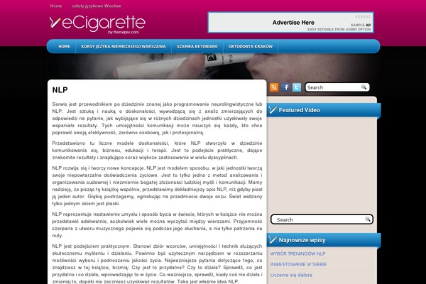 formatownia.pl site used Ecigarette
