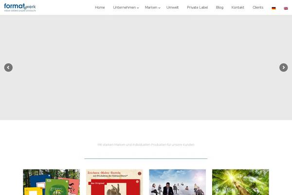 Ronneby_child theme site design template sample