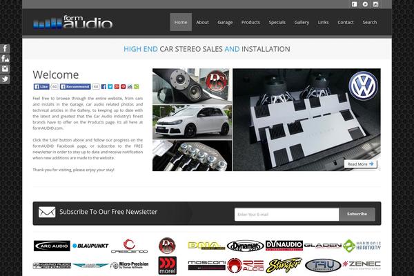 BUILDER theme site design template sample