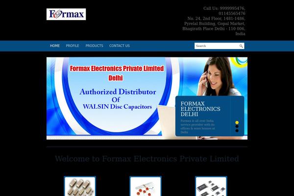 Business Pro theme site design template sample
