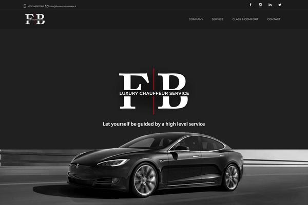 Ronneby theme site design template sample