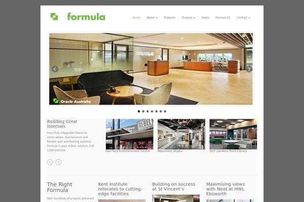Craft theme site design template sample
