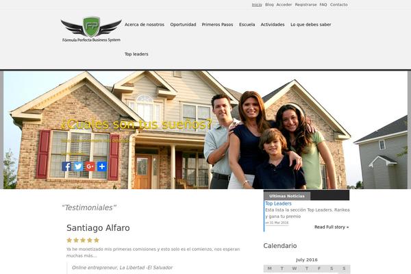 Panoramica theme site design template sample