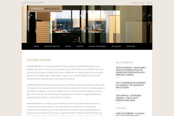 Twenty Twelve theme site design template sample