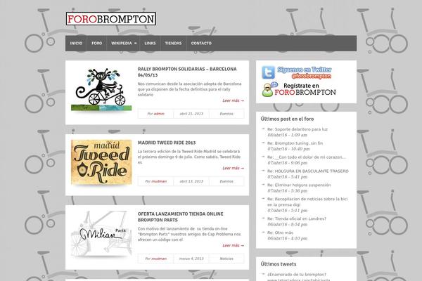 Bloggie theme site design template sample