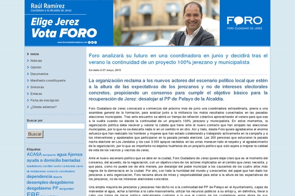 forociudadanodejerez.com site used Foro