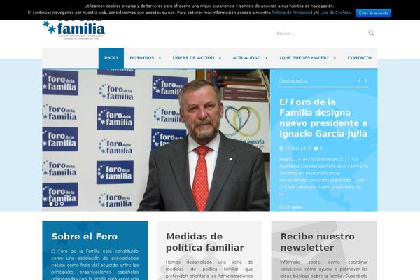 forofamilia2016 theme websites examples