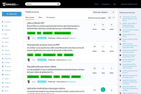 nerd theme websites examples