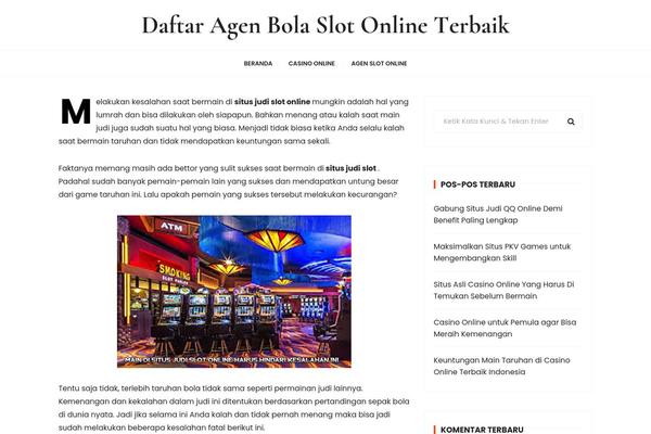 GuCherry Blog theme site design template sample