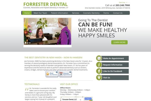 NANCY theme site design template sample