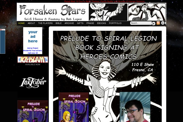 Site using Comic Easel plugin
