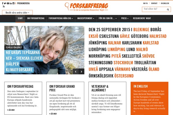 forskarfredag.se site used Va