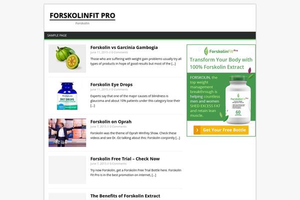 MH Magazine lite theme site design template sample