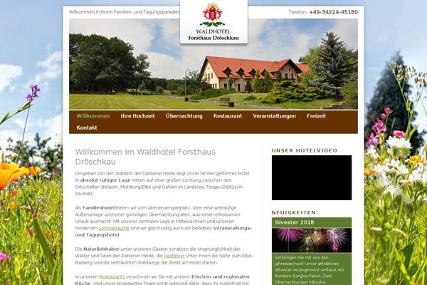 forsthaus-droeschkau.com site used Forsthaus