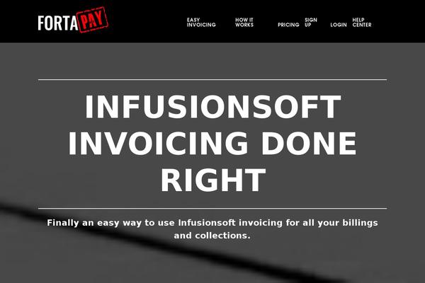 fortapay.com site used Parallax Pro