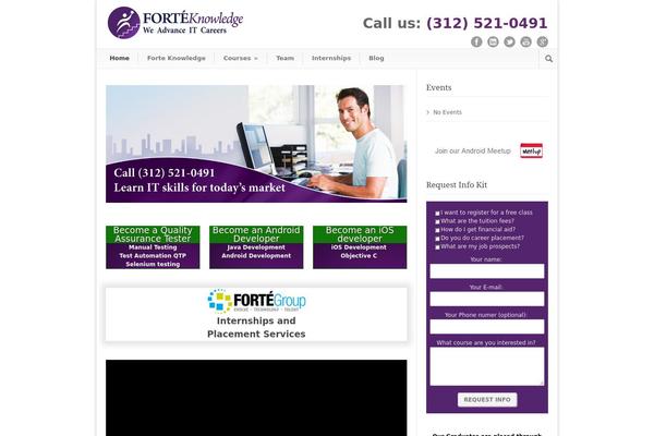 Modernize theme site design template sample