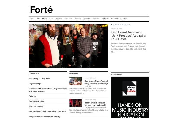 MagPress theme site design template sample