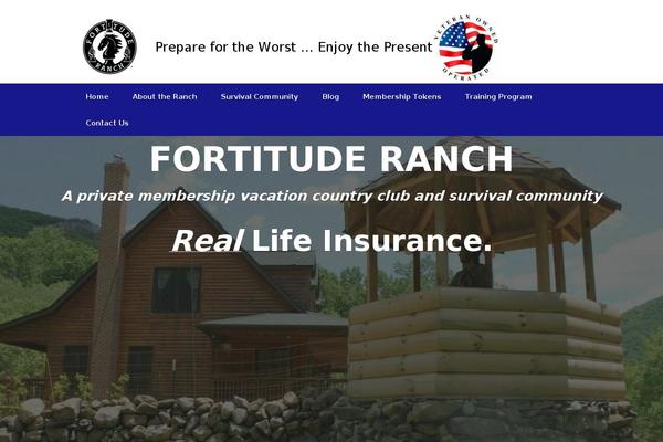 Vantage theme site design template sample