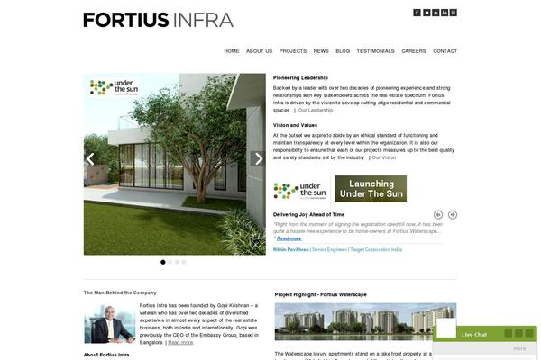 fortiusinfra.com site used Fortiusin
