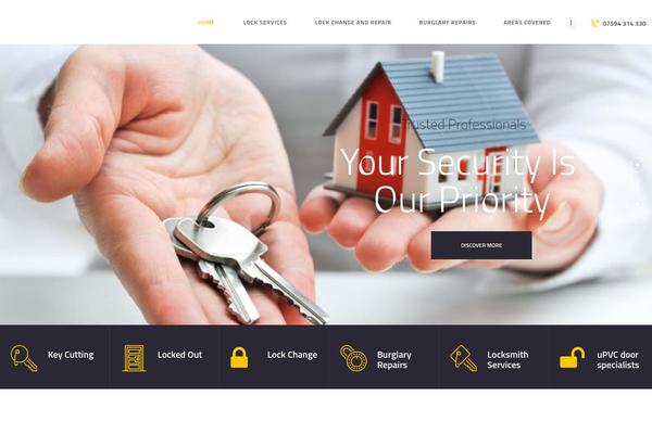 HotLock theme site design template sample