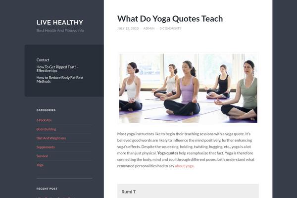 Wilson theme site design template sample