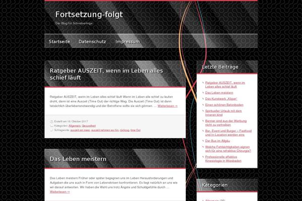 BlackMesa theme site design template sample