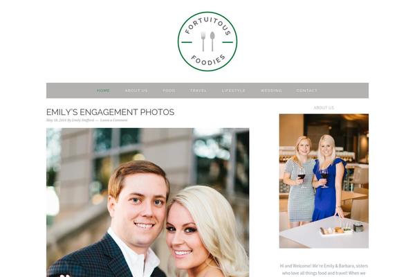 Foodie Pro theme site design template sample
