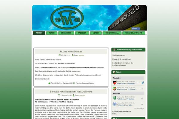 Site using LeagueManager plugin