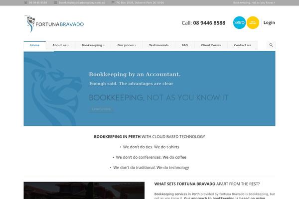 Grandeur theme site design template sample