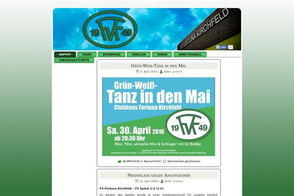 fortunakirchfeld.de site used Fussball