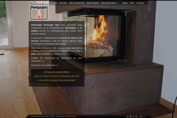 Storm theme site design template sample