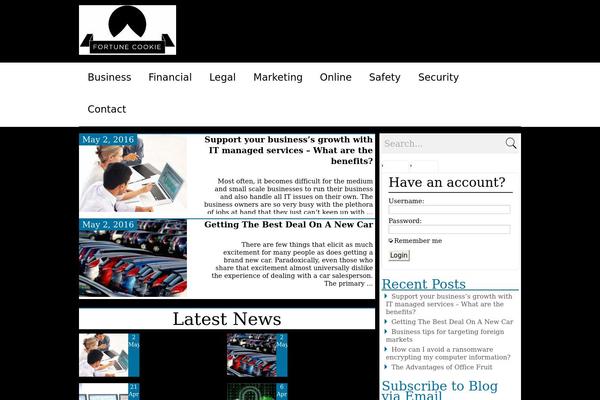 News Magazine theme site design template sample