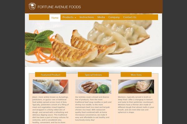 The Restaurant theme site design template sample