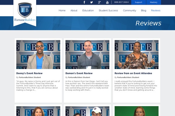 fortunebuilders theme websites examples