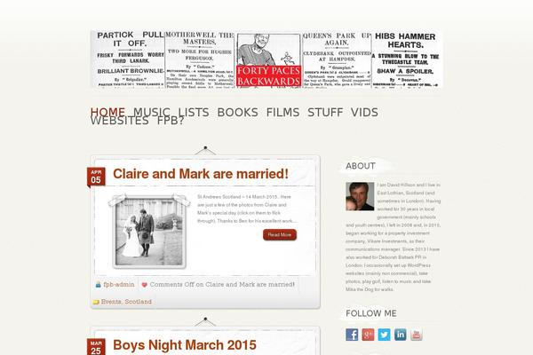 Personalpress theme site design template sample