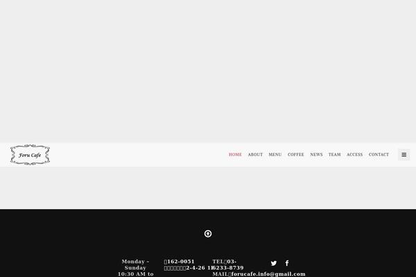 BERG theme site design template sample