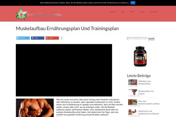 Virtue theme site design template sample