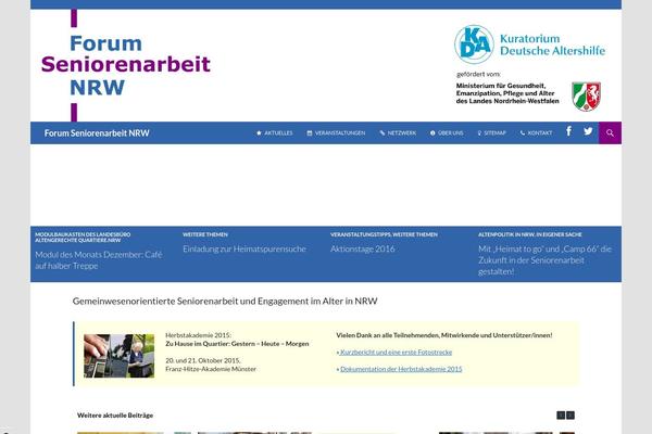 Site using Ultimate Addons for SiteOrigin plugin