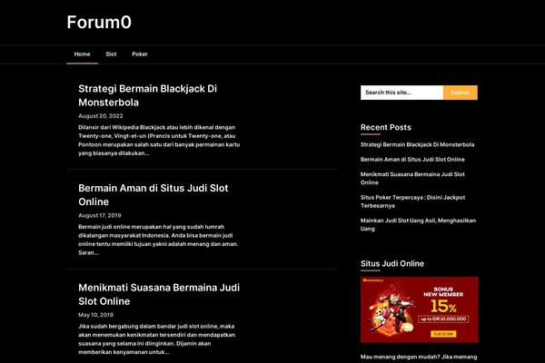 Feather Magazine theme site design template sample