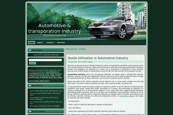 CarPress theme site design template sample