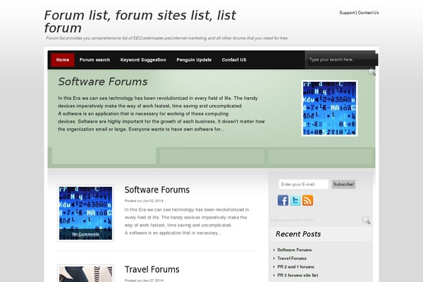 Dictum theme websites examples