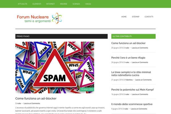 The Box theme site design template sample