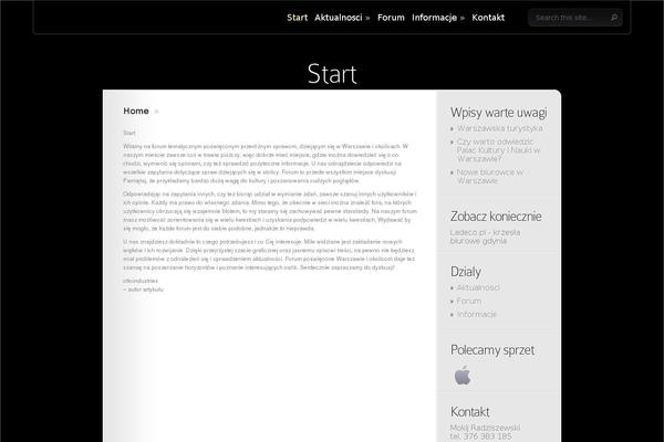 InStyle theme site design template sample