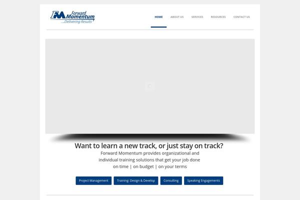 Nomos theme site design template sample