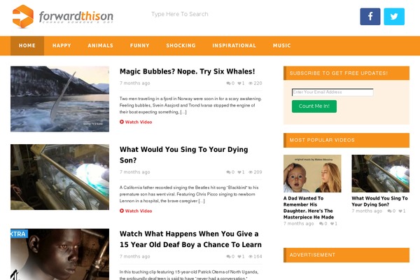VideoTube theme site design template sample