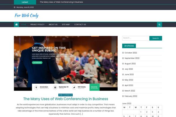 Newspaper Lite theme site design template sample
