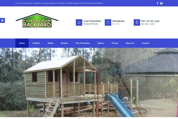 Urbanbuilder theme site design template sample