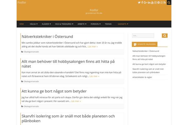 Ribosome theme site design template sample